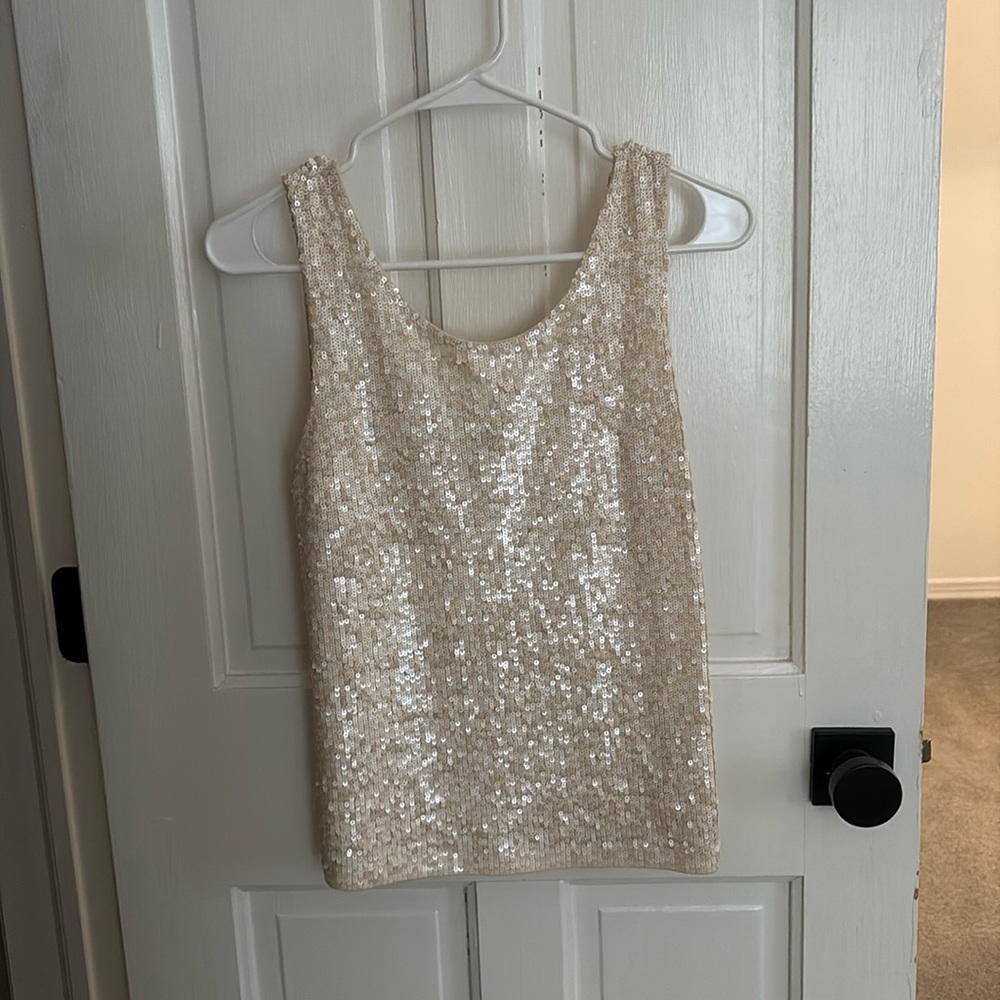J. Crew sequins tank